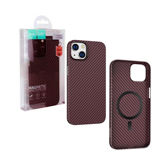Hoco Ultra-thin Magnetic Protective Case for iPhones 14 Red Hoco Ultra-thin Magnetic Protective Case for iPhones 14 Red